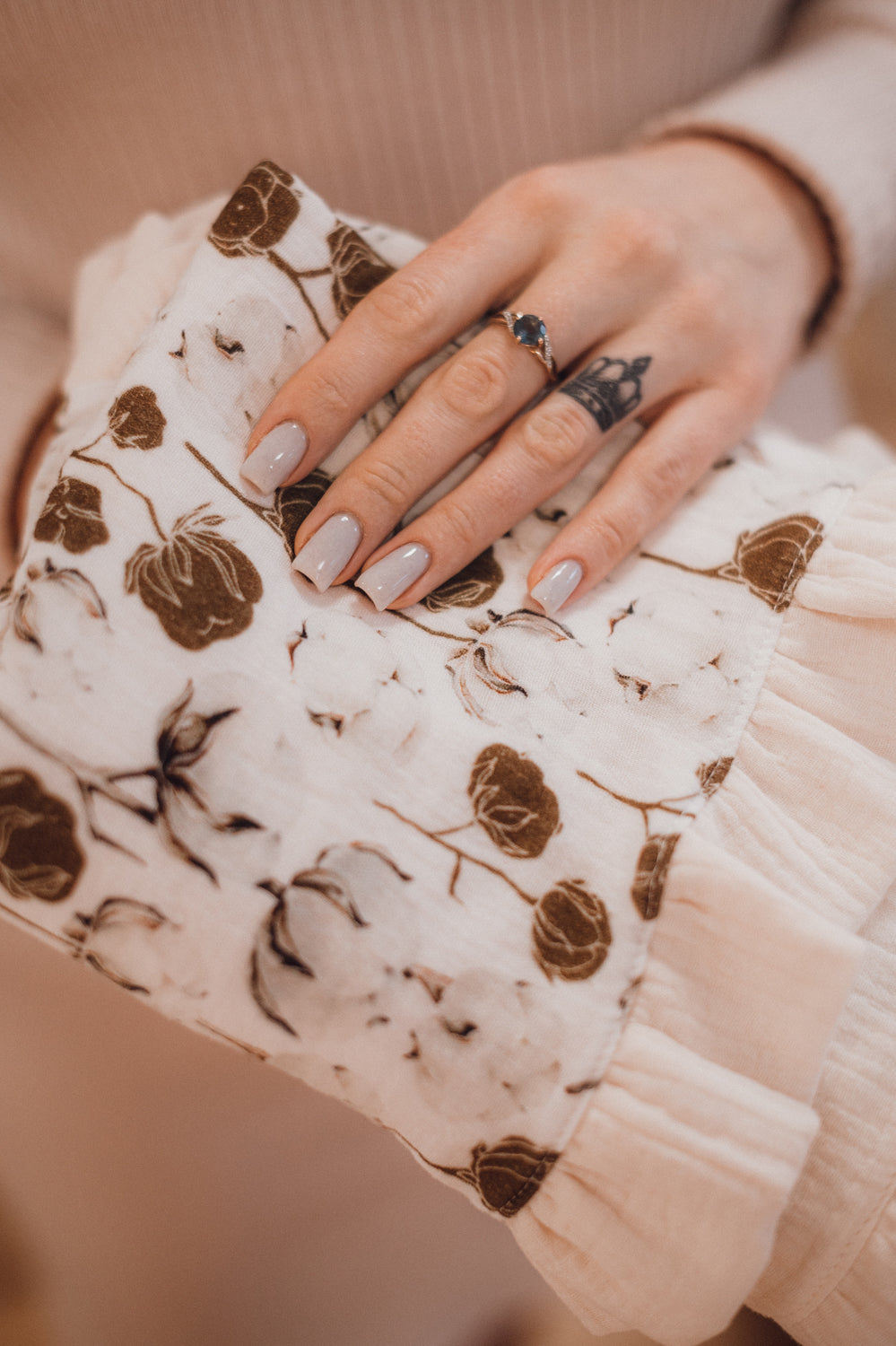 Muslin Ruffle blankets