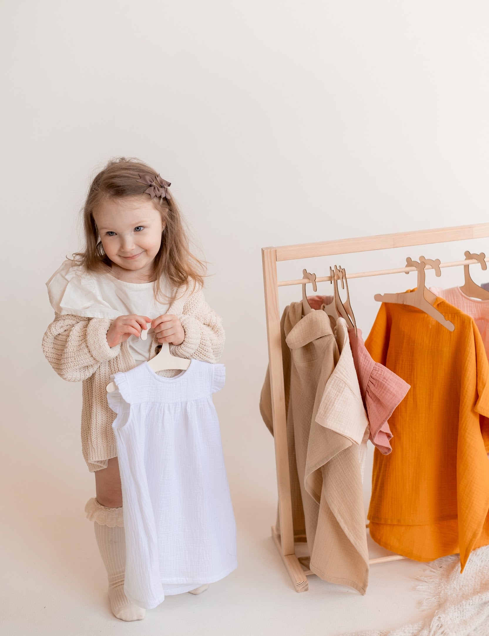 muslin baby bloomers and shirt set