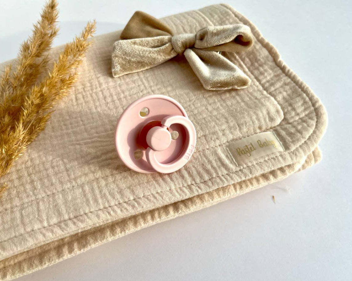 Baby Muslin Diaper Changing Pad - Natural