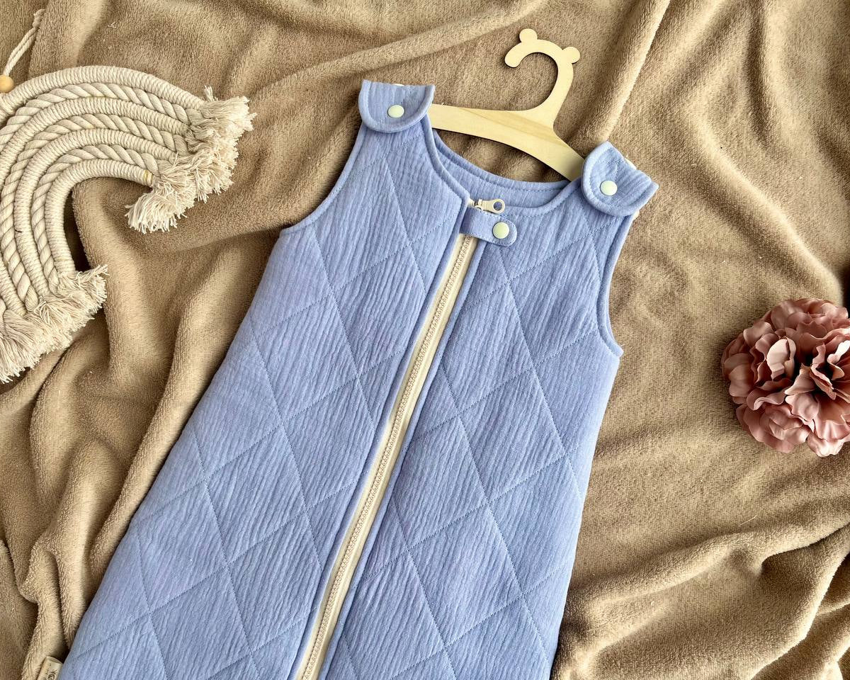 Warm Cozy Muslin Baby Sleeping Bag
