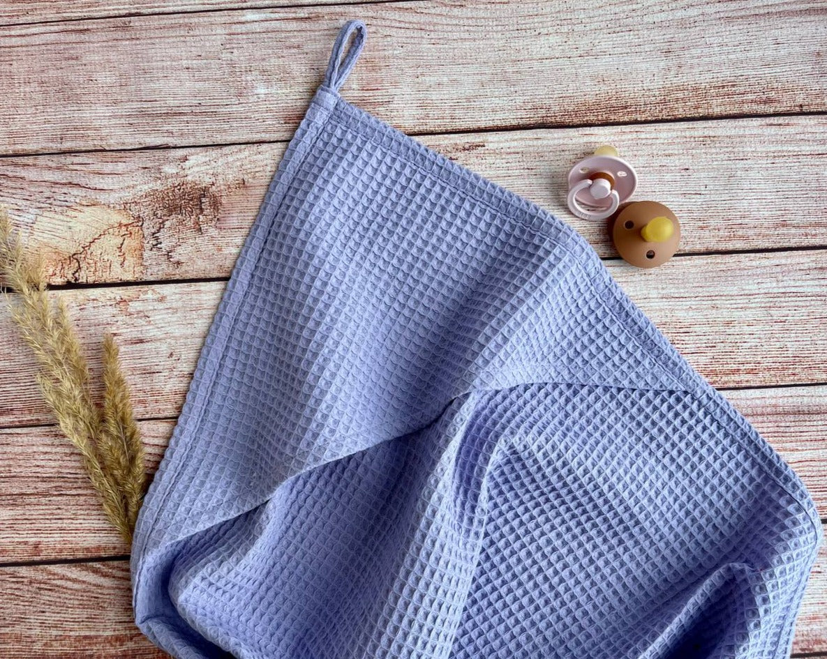 personalized hooded baby towel Lavender