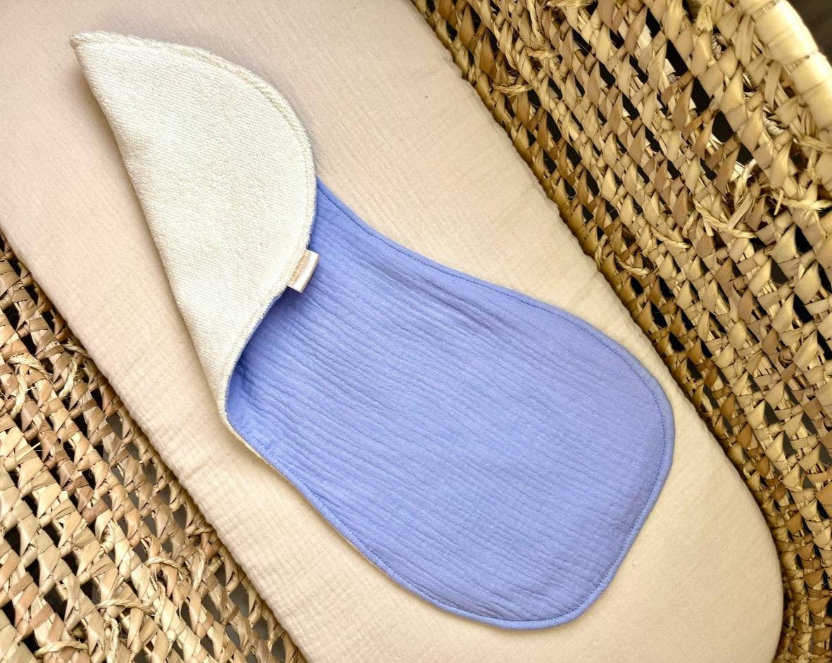 muslin bamboo burp cloth lavender