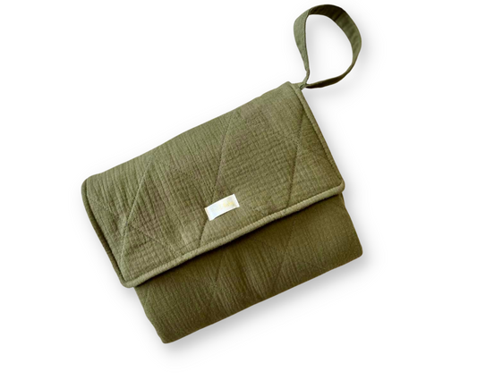 portable changing pad Moss green