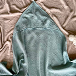 organic muslin baby hooded towel