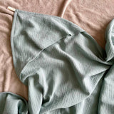 Muslin baby hooded towel - Personalized with baby name