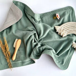 Baby Muslin Diaper Changing Pad - Sage