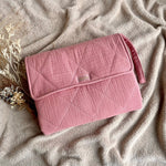 Portable changing pad - Old pink