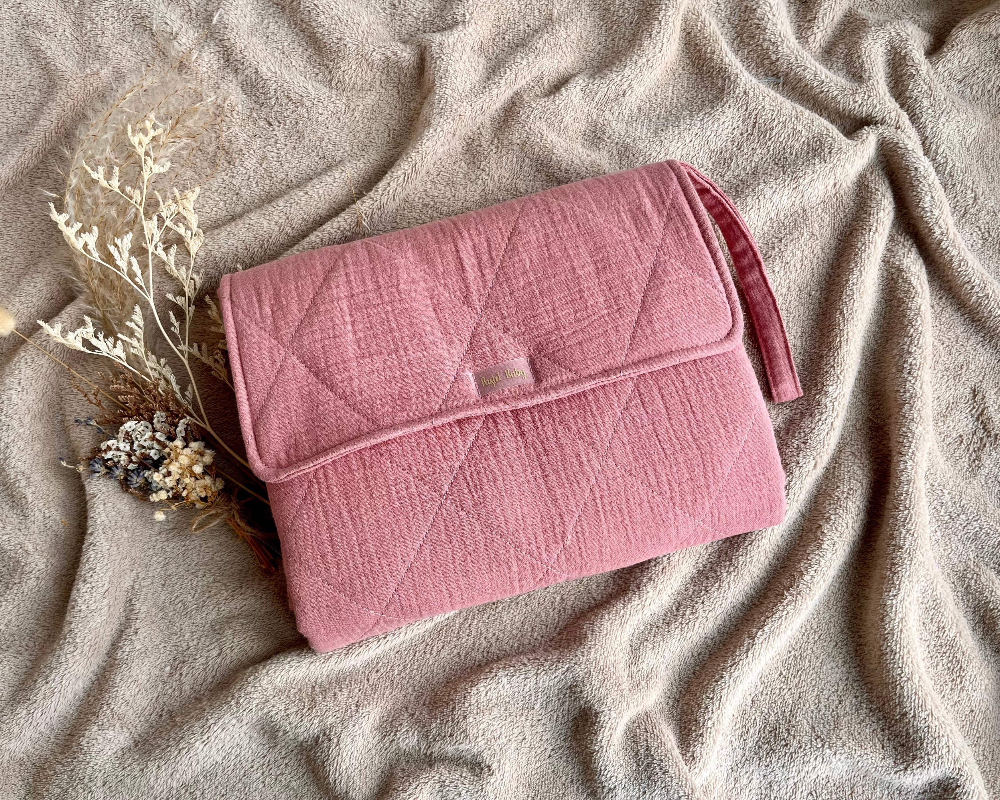 Portable changing pad - Old pink