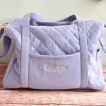 Personalized muslin hospital bag 