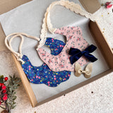 Dāvanu komplekts meitenei - 2 lacītes un 2 matu sprādzes