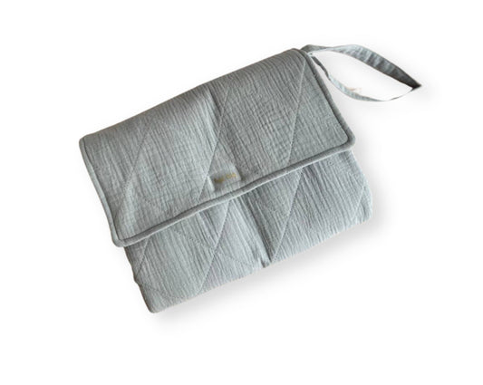 portable changing pad light grey