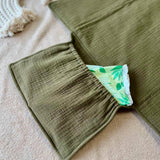 Portable changing pad - Moss green