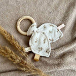 personalized bunny ear tether toy for baby