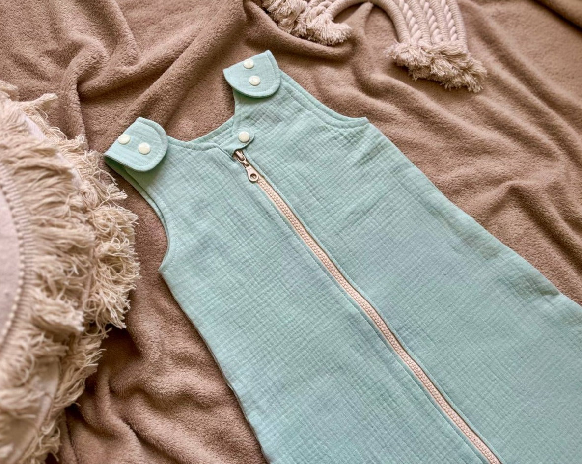 baby sleeping bag from organic muslin