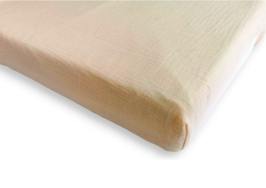Extra Soft Muslin Crib Sheet - Natural