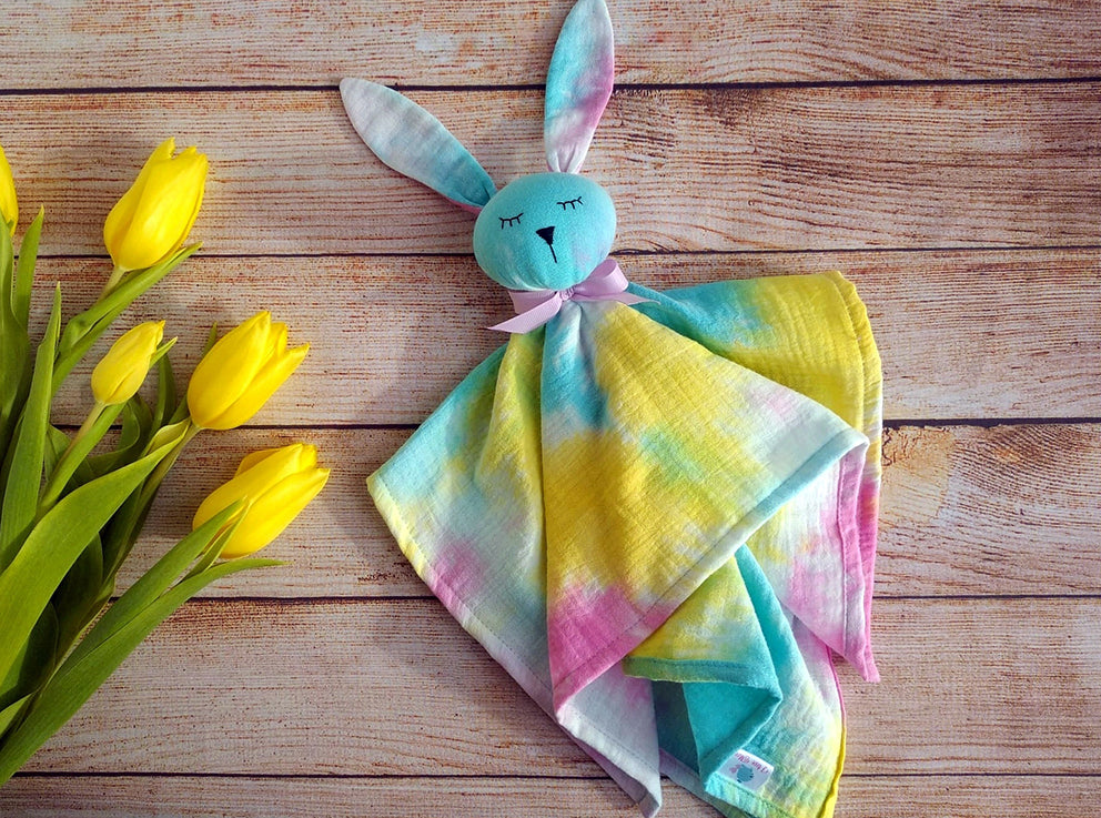 Double gauze Baby comforter Bunny Unicolor