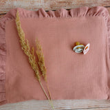 Extra Soft Muslin baby Pillow case - Old Pink