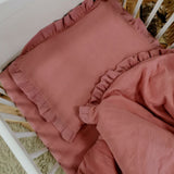 Extra Soft Muslin baby Pillow case - Old Pink